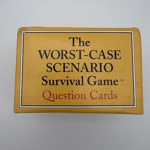The Worst-Case Scenario Survival Game Question Cards University Games Card Deck